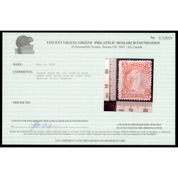 canada stamp 33 queen victoria 3 1868 U F VF 028