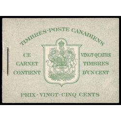 canada stamp bk booklets bk32d king george vi in navy uniform 1942 M VFNH FR 003