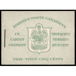 canada stamp bk booklets bk32d king george vi in navy uniform 1942 M VFNH FR 004