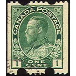 canada rare stamp 131iv king george v experimental toronto 1 1915