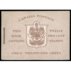 canada stamp bk booklets bk33a king george vi in army uniform 1942 M VFNH EN 005