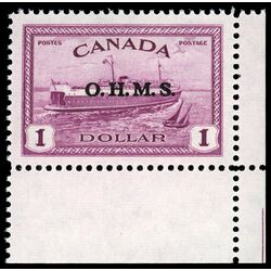 canada stamp o official o10 train ferry 1 00 1949 M XFNH 035