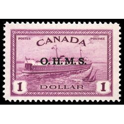 canada stamp o official o10 train ferry 1 00 1949 M VFNH 036