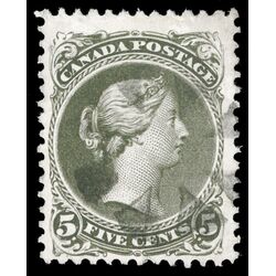 canada stamp 26 queen victoria 5 1875 U F VF 041