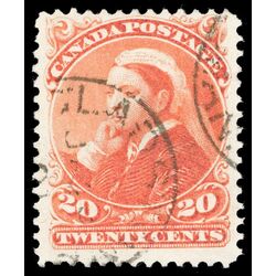 canada stamp 46 queen victoria 20 1893 U F VF 080