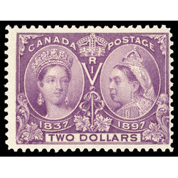 canada stamp 62 queen victoria diamond jubilee 2 1897 M F VF 083