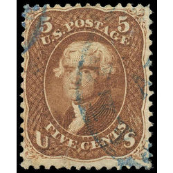 thomas jefferson 5 red brown