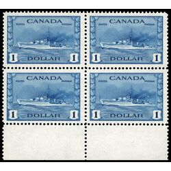 canada stamp 262 tribal class destroyer royal canadian navy 1 1942 M VFNH 057