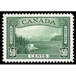 canada stamp 244 vancouver harbour 50 1938 M XFNH 038