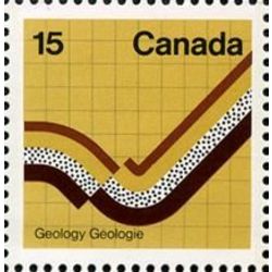 canada stamp 582p geology geological fault 15 1972