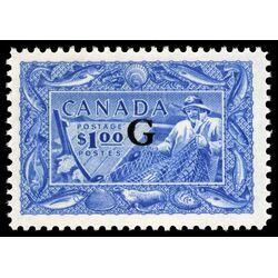 canada stamp o official o27 fisherman 1 00 1951 M VFNH 023