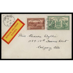 canada stamp 268 eastern farm scene 8 1946 FDC COMBO 031