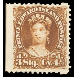 prince edward island stamp 10i queen victoria 4 d 1870 M FNG 004
