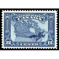 canada stamp 145 map of canada 1867 1927 12 1927 M VFNH 035
