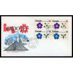 canada stamp 511b expo 70 1970 FDC PC 004