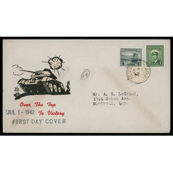 canada stamp 253 grain elevators 4 1942 FDC COMBO 010