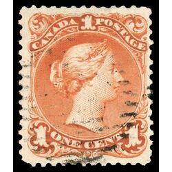 canada stamp 22 queen victoria 1 1868 U VF 061