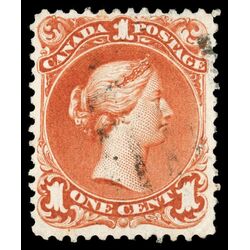 canada stamp 22 queen victoria 1 1868 U VF 062