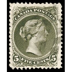 canada stamp 26 queen victoria 5 1875 U VF 042