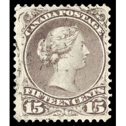 canada stamp 29 queen victoria 15 1868 U VF 042