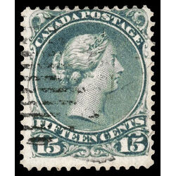 canada stamp 30 queen victoria 15 1868 U F VF 025
