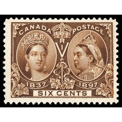 canada stamp 55 queen victoria diamond jubilee 6 1897 M VFNH 073