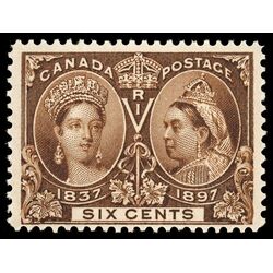 canada stamp 55 queen victoria diamond jubilee 6 1897 M F VF 074