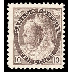 canada stamp 83 queen victoria 10 1898 M F VF 041