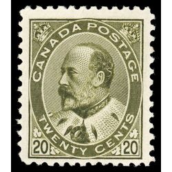 canada stamp 94 edward vii 20 1904 M F VF 036