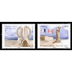 france stamp 5216a b battle of vimy ridge 100th anniversary 2017