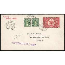 canada stamp e special delivery e8 confederation issue 20 1938 FDC COMBO 020
