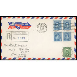 canada stamp 276 princess elizabeth 4 1948 FDC BLOCK 037