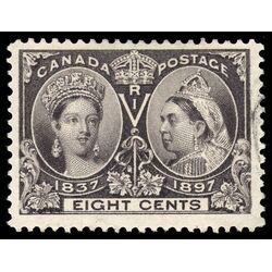 canada stamp 56 queen victoria diamond jubilee 8 1897 U XF 114