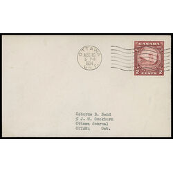 canada stamp 210 new brunswick seal 2 1934 FDC 023