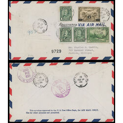 canada stamp c air mail c3 c1 surcharged two winged figures against globe 6 1932 FDC 049
