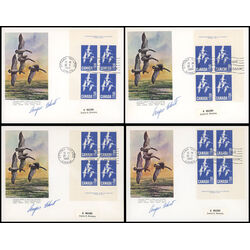 canada stamp 415 canada goose 15 1963 FDC 4BLK 040