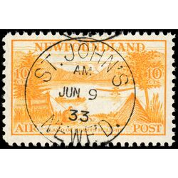 newfoundland stamp c14 land of heart s delight 10 1933 U VF 008
