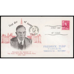 canada stamp 304 william lyon mackenzie king 4 1951 FDC PC 016