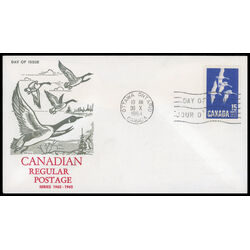 canada stamp 415 canada goose 15 1963 FDC PC 042