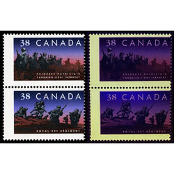 canada stamp 1250a canadian infantry regiments 1989 M NH 005
