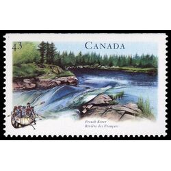 canada stamp 1512 french river on 43 1994