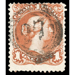 canada stamp 22 queen victoria 1 1868 U 065