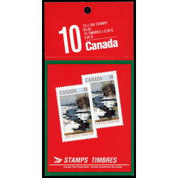 canada stamp bk booklets bk107 bend in gosselin river arthabaska 1989 M VFNH 001
