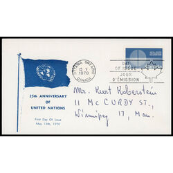 canada stamp 513 energy unification 10 1970 FDC PC 020