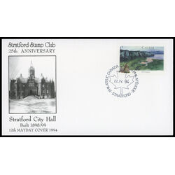 canada stamp 1511 saguenay river qc 43 1994 FDC PC 001
