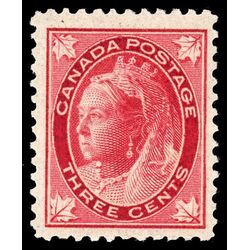 canada stamp 69 queen victoria 3 1898 M F VF 027