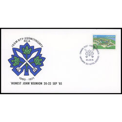 canada stamp 1051 fort anne nova scotia 34 1985 FDC EVENT 001