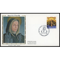 canada stamp 768 marguerite d youville 14 1978 FDC PC 006