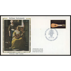 canada stamp 878 antique mandora 17 1981 FDC PC 005
