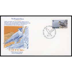 canada stamp 752 peregrine falcon 12 1978 FDC PC 004